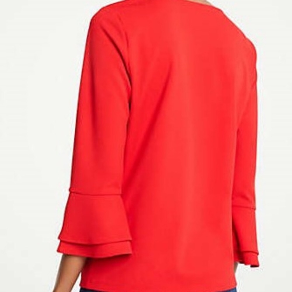 Ann Taylor Red Top - Picture 2 of 8